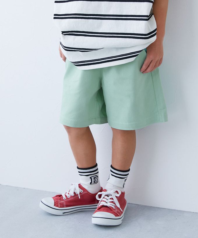 日本 devirock - 超彈力定番色休閒短褲-灰紫