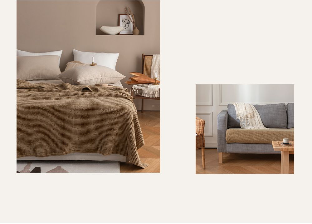 韓國 Maatila - 天絲莫代爾鬆餅被毯