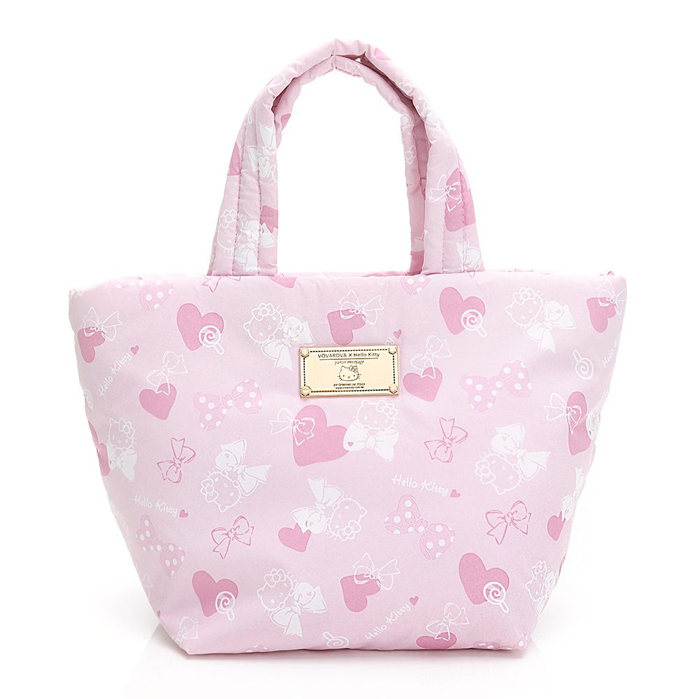 VOVAROVA - HELLO KITTY手提側背托特包-微粉愛戀-臺灣限定-粉 (19cmx7cmx22cm)
