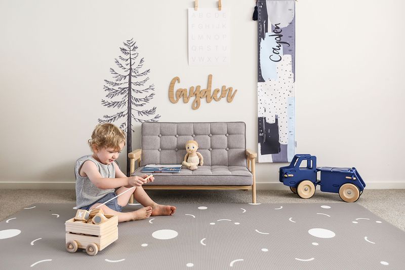 媽咪瘋狂敲碗 ❤︎【澳洲Bunny Tickles】經典復古實木兒童沙發 ♛ 莫蘭迪色新上市！