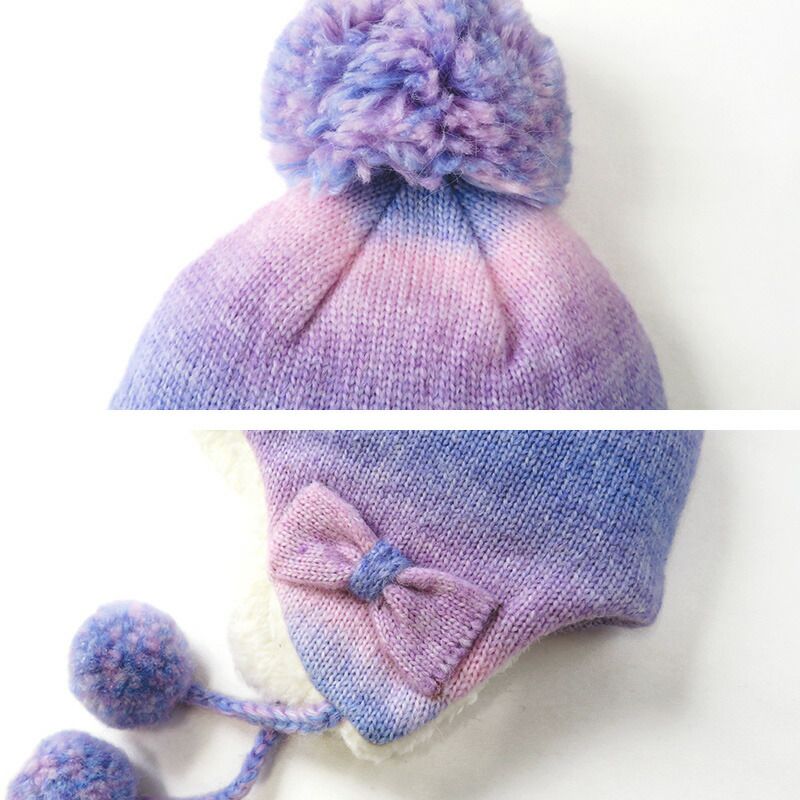 日本 ZOOLAND - 防寒刷毛針織保暖帽-素面-水藍 (頭圍50~54cm)