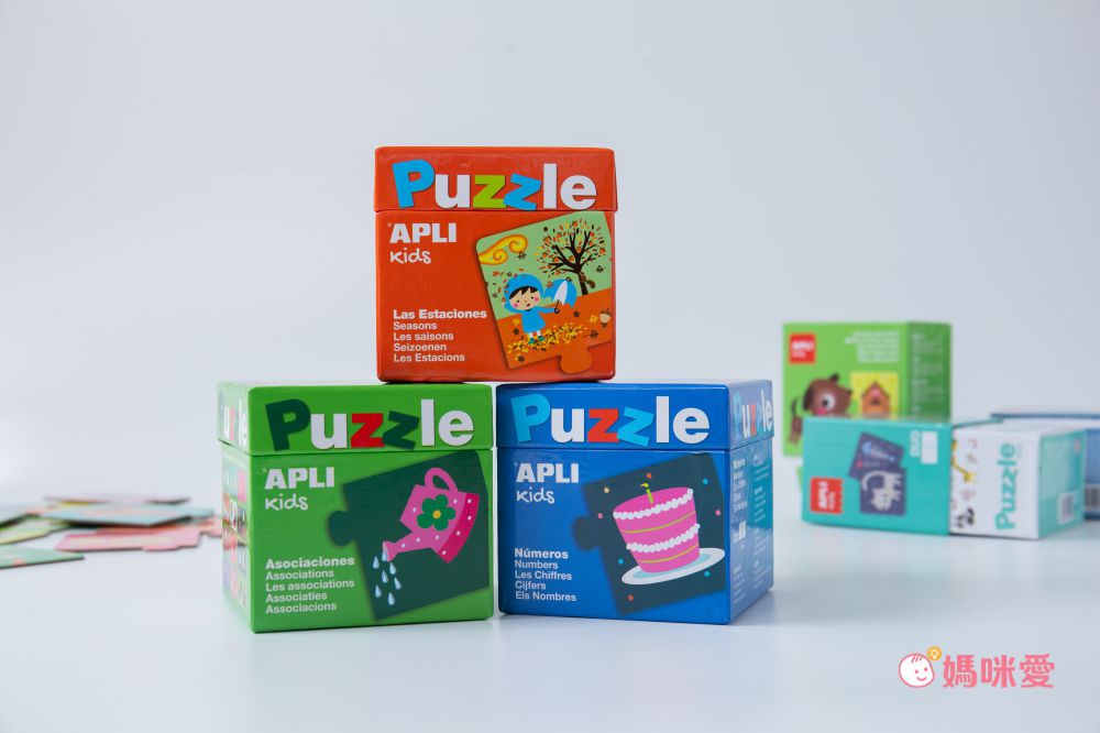 熱銷補貨到【西班牙 APLI 】初階拼圖／旅行遊戲卡／馬賽克拼貼