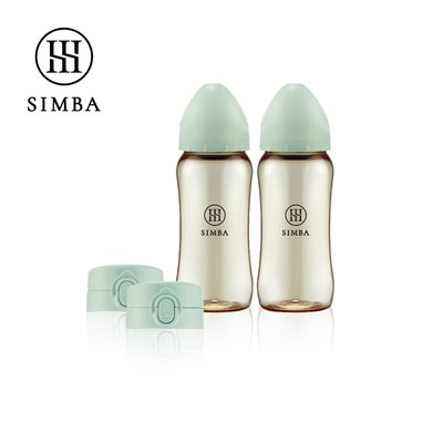 Simba 小獅王辛巴 - 蘊蜜鉑金PPSU即飲隨行杯輕奢2入組-綠沐