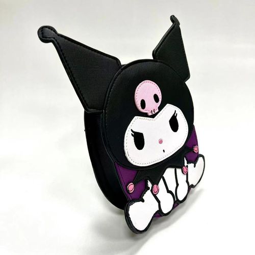 Kuromi 酷洛米童趣造型斜背包/手機包/隨身包