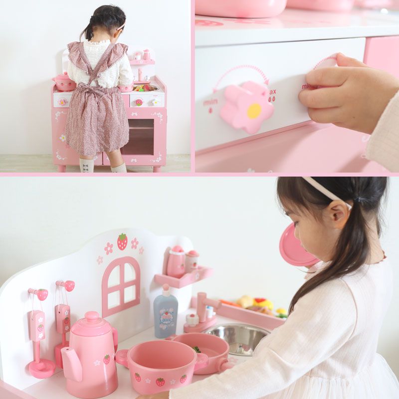 日本 Mother Garden - 廚具-可愛廚房組 UP