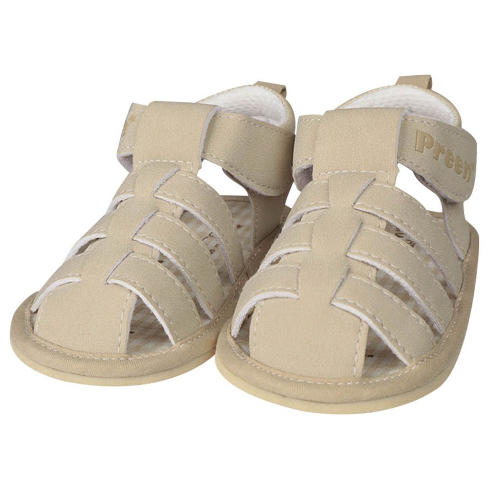 學步廓爾喀涼鞋-淺卡其色