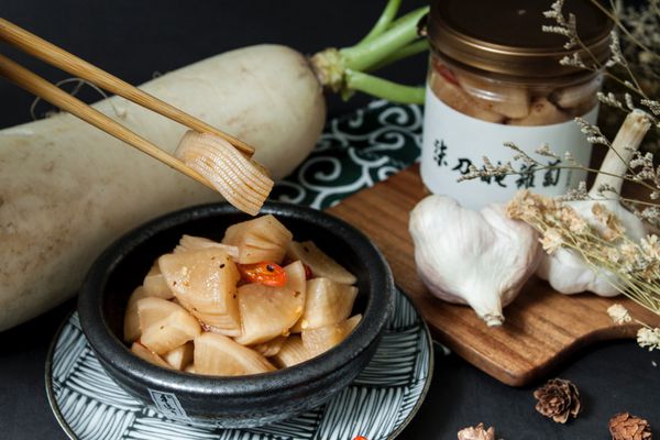 【旺果日嚐★黃金泡菜】醬汁濃郁清爽，絕不含防腐劑和乳化劑！