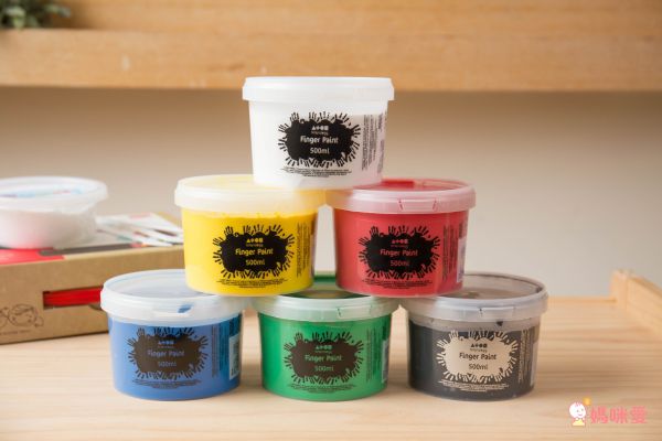 英國Brian Clegg - 好洗無毒手指顏料-6色(經典色)