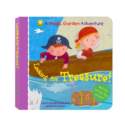 Looking for Treasure! ︱STEAM教養遊戲繪本 英文版