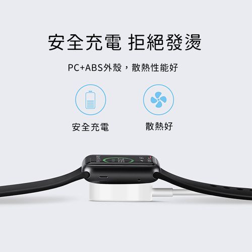 買一送一 三合一旅行充電線/ TypeC雙頭+iWatch+Lightning充電線 120cm