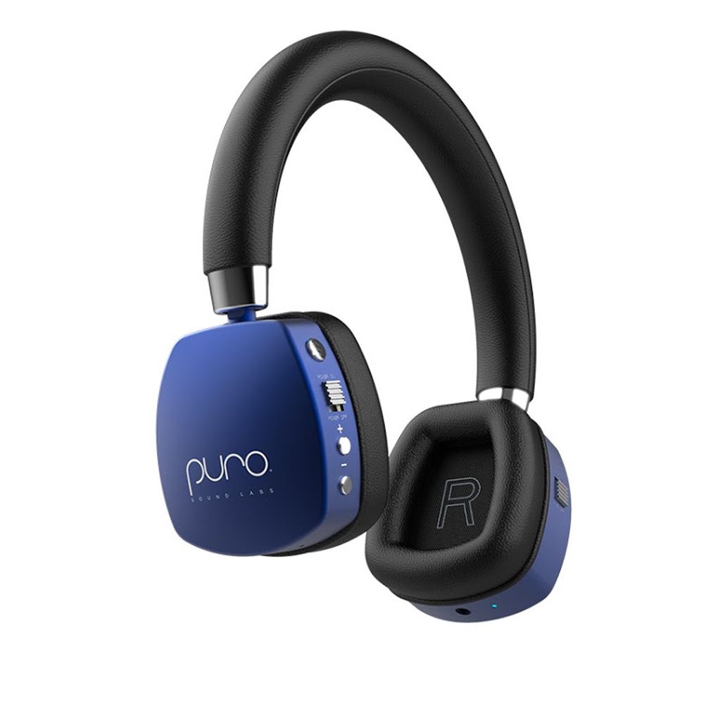 PURO SOUND LAB - PuroQuiets 降噪無線兒童耳機-附麥克風-深藍色 (18 x 21 x 6 cm)