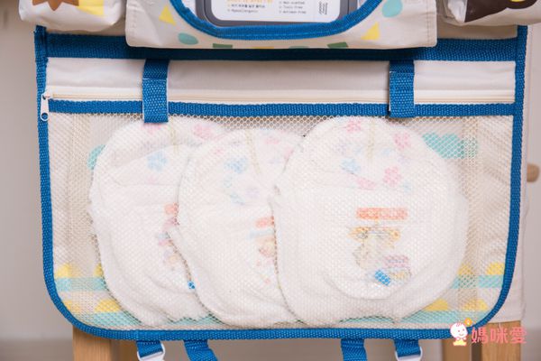 日本 DECOLE - 車用收納袋-藍色森林