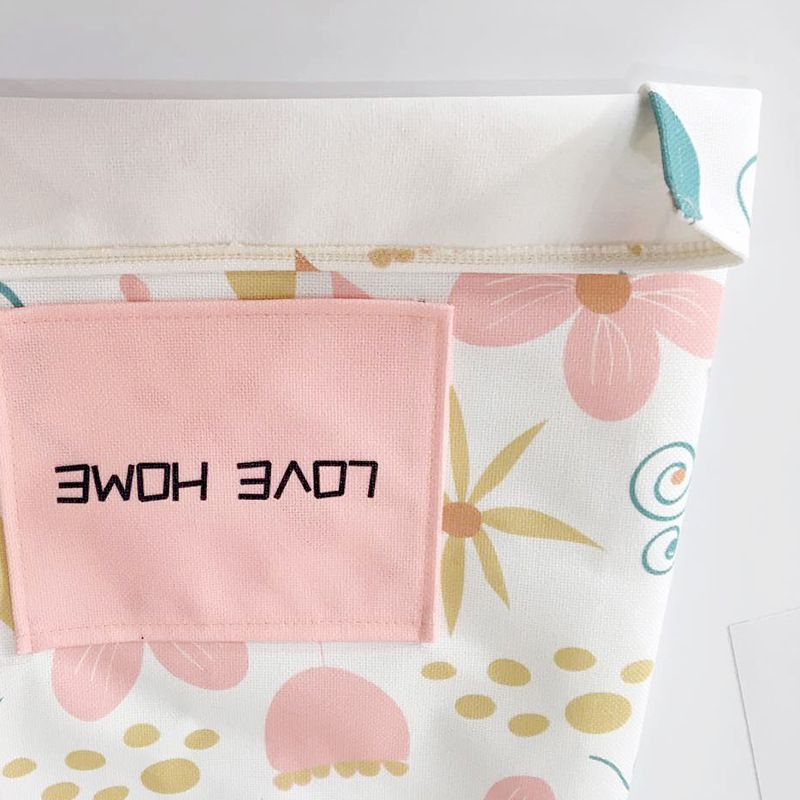 棉麻布藝防水親子圍裙-清新小花