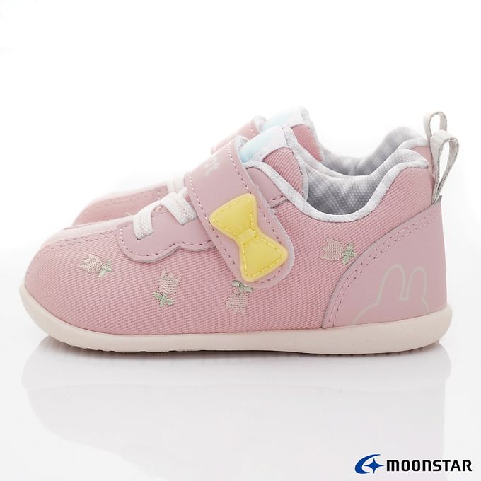 Moonstar日本月星 - 赤子心系列寶寶學步機能鞋-CRB1414粉(寶寶段)-學步鞋-粉