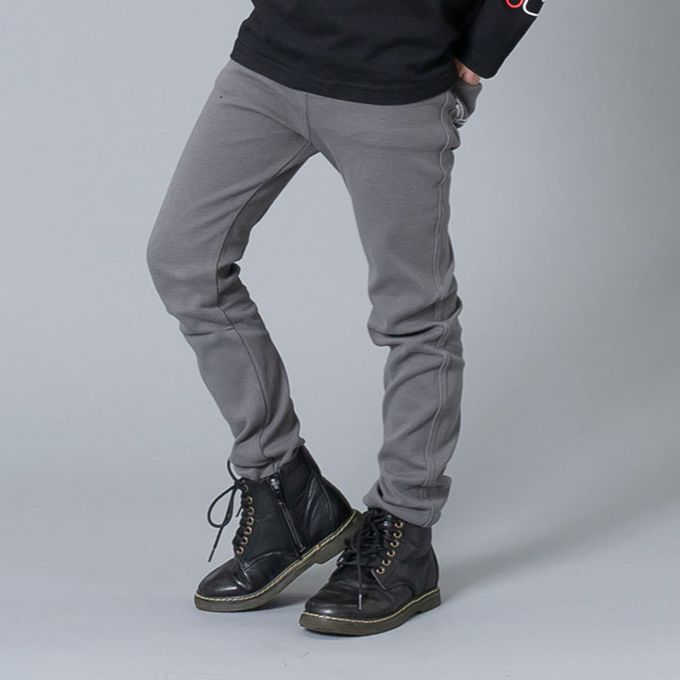 日本 Chil2 - EDWIN聯名款 舒適彈力長褲-淺粉