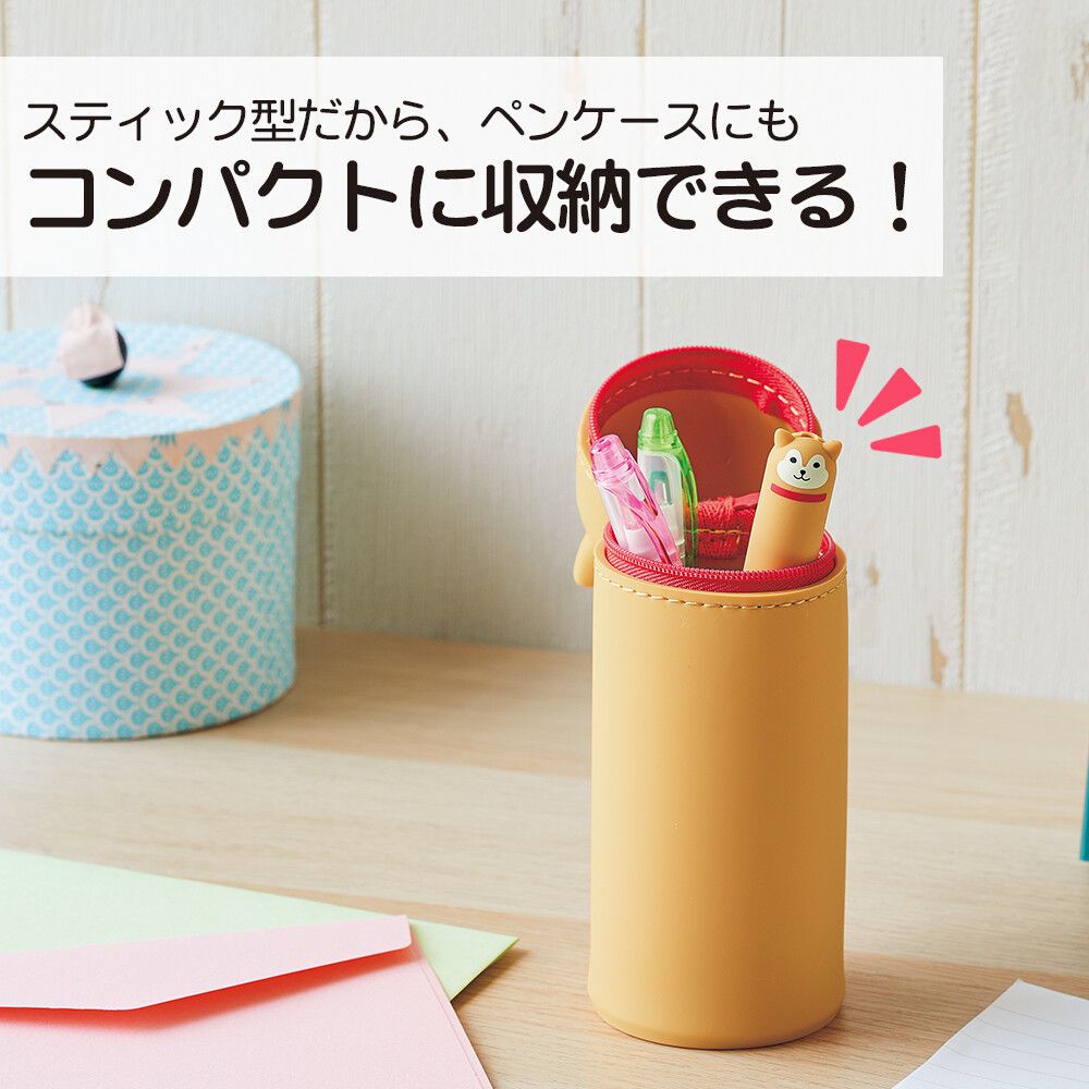 日本文具 LIHIT - 便攜隨身筆式剪刀-黑貓