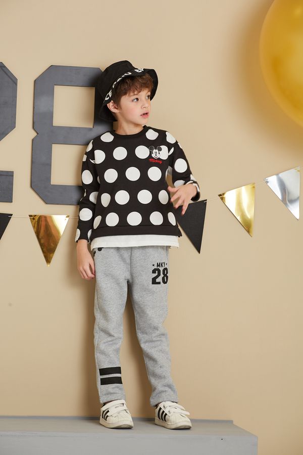 麗嬰房 Disney - 米奇系列隨性米奇刷-黑色