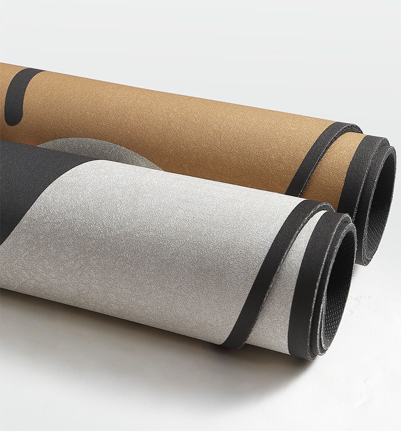 科技絨速乾防滑腳踏墊-小灰狗伸懶腰