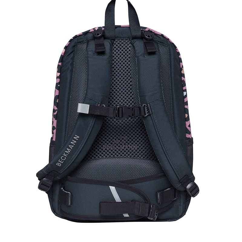 Beckmann - Sport Junior 護脊書包 30L-粉彩豹紋