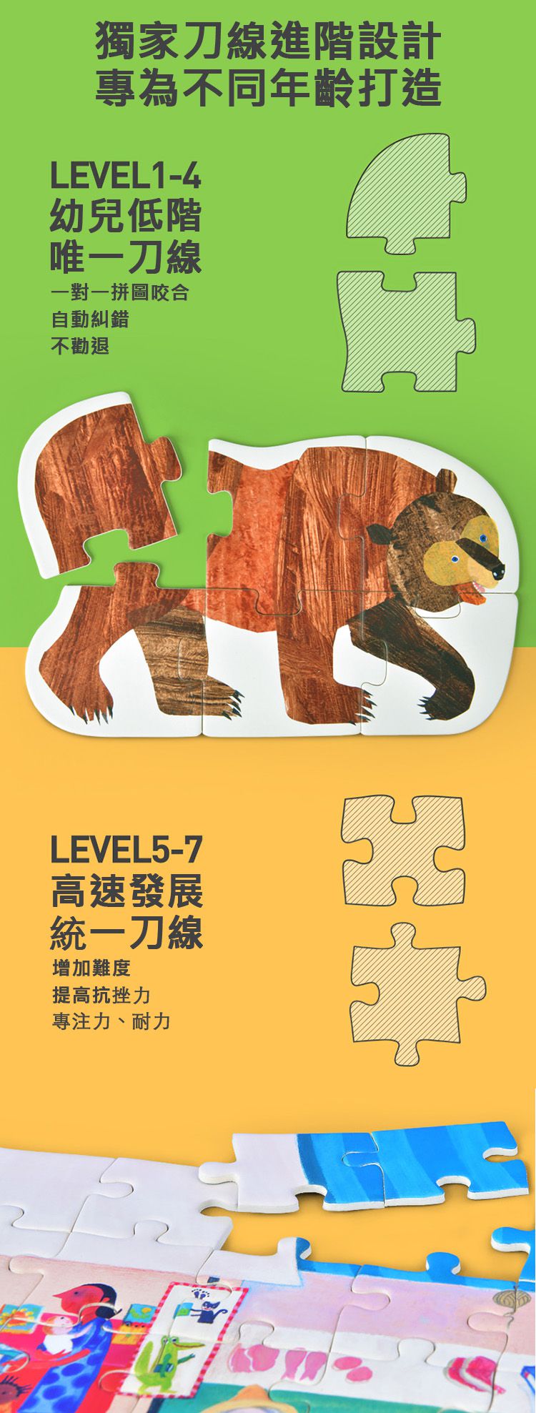 MiDeer - 進階式拼圖4 In 1-您看起來好好吃(LEVEL2)