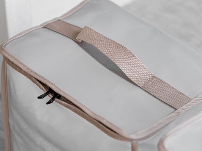 HARUhonpo 小晴天本舖 - 寶可樂收袋-居家儲物袋-櫻花粉(磨砂) (M)