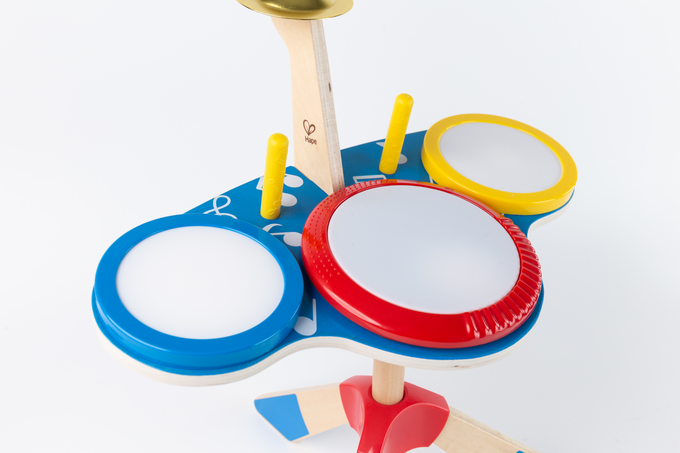 德國 Hape - 三重動感電子鼓