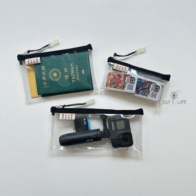 理理 liil - 透透馬卡龍輕便袋_小尺寸3入組-XS+S+M-夜空黑