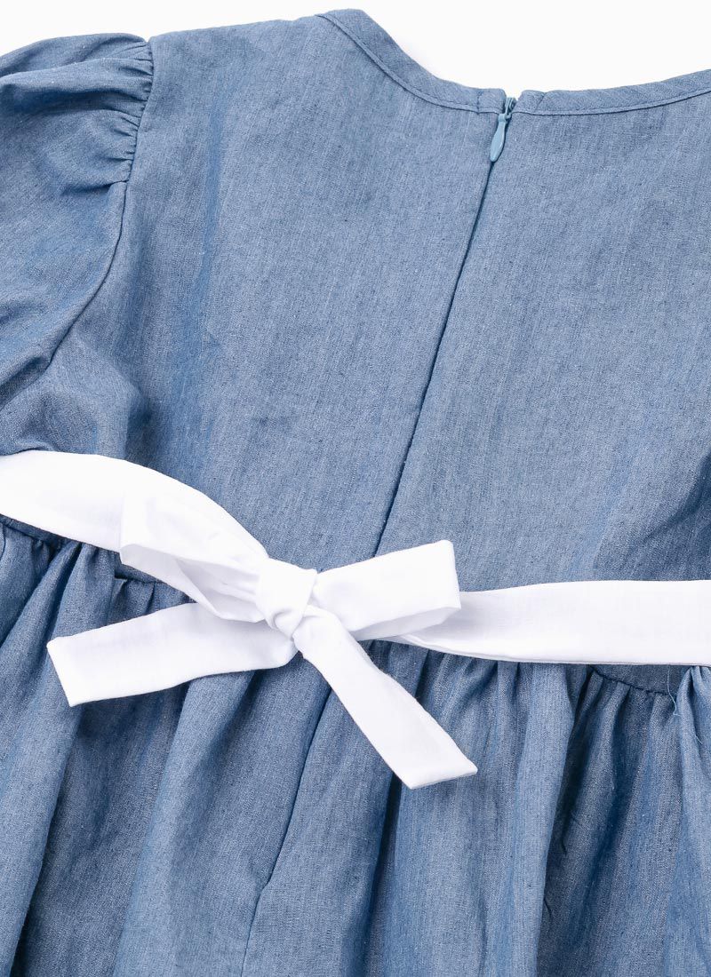 韓國 OZKIZ - (附髮飾)撲克圖案點綴連身洋裝