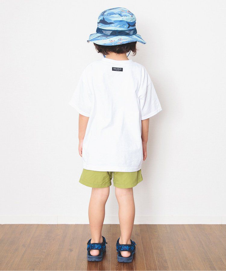 日本 BREEZE - 水陸二用百搭logo裝飾短褲-寶石綠