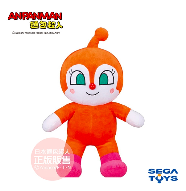 日本麵包超人 - 蓬蓬微笑布偶S PLUS紅精靈-1.5歲-