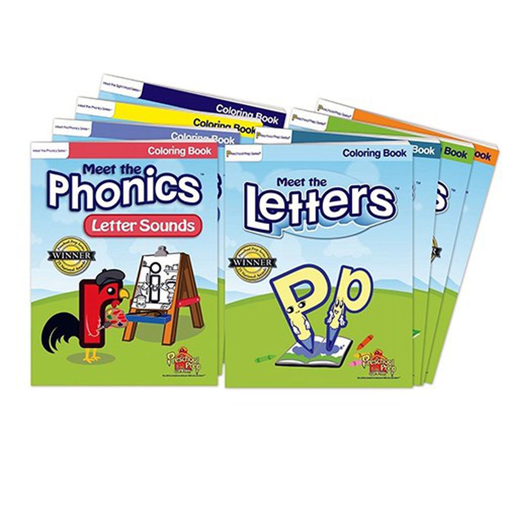 Preschool Prep - 著色本-8本