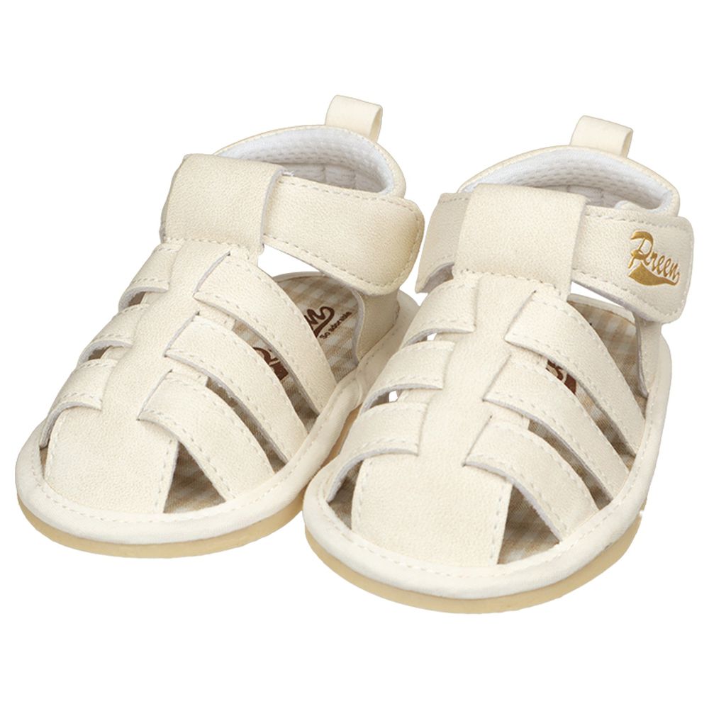 學步廓爾喀涼鞋-白色