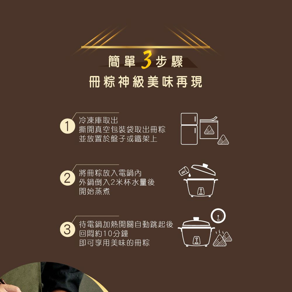 經典栗香肉粽禮盒(180gx6顆)-180gx6顆