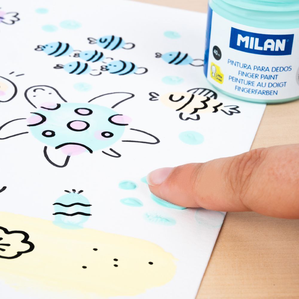 無毒手指膏馬卡龍6色組_40ml