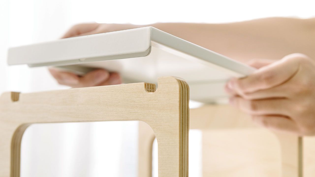 走走家具 - 走走置物架-沉穩灰 (74 / 34 / 73.5 (cm))