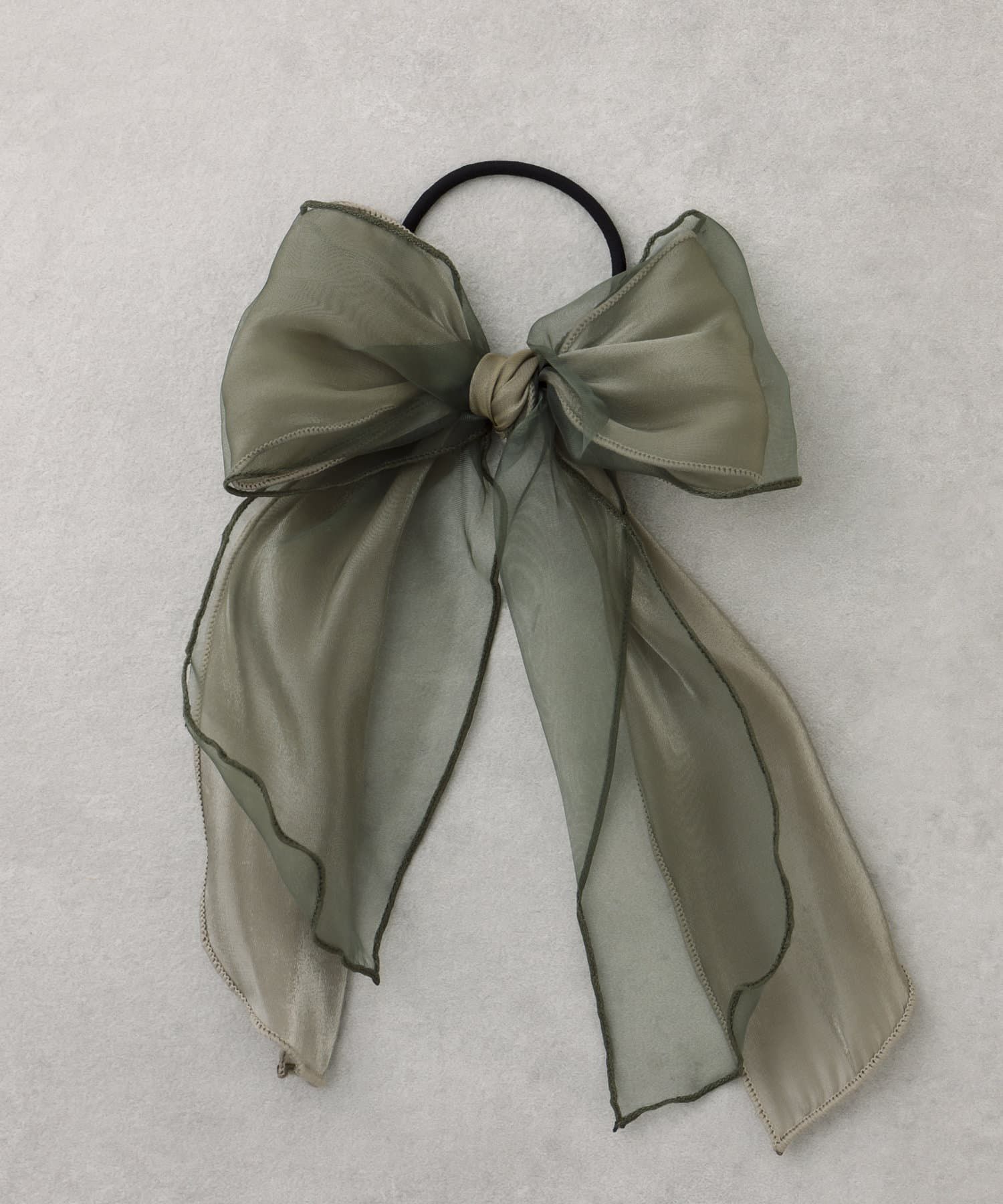 日本 Lattice - 仙女絲帶大蝴蝶結髮圈-象牙