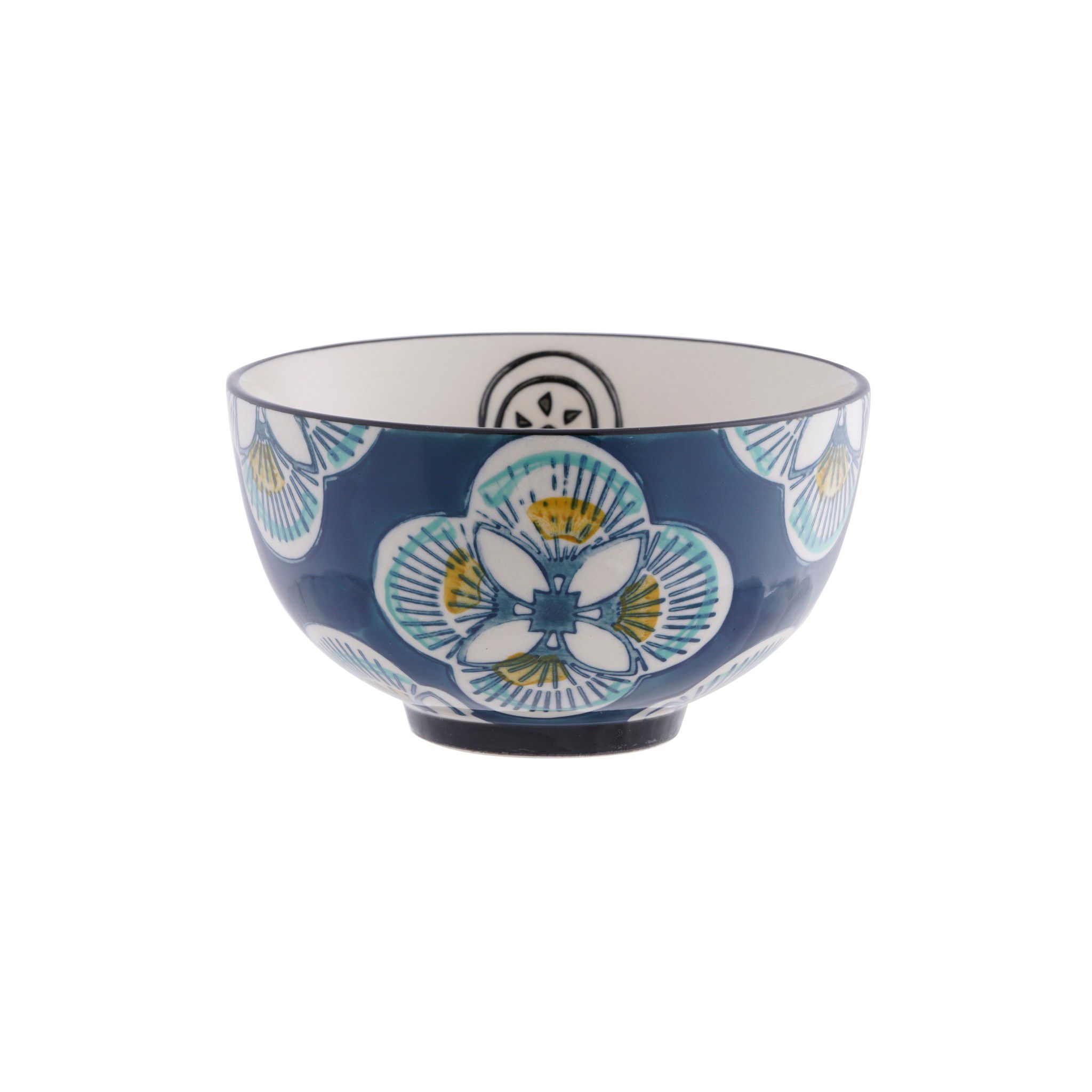 amadeus imany - 花磚小餐碗-藍/黃