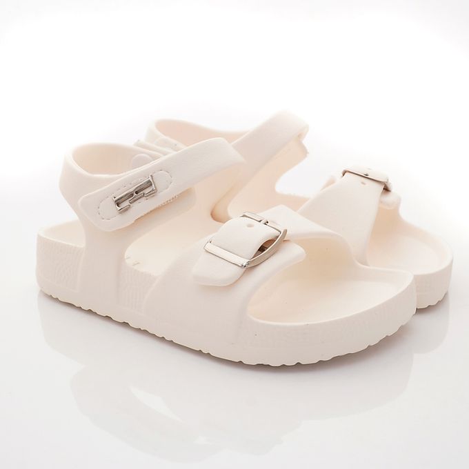 ELLE - 台灣製ELLE輕便休閒涼鞋-K233876白(中小童段)-休閒涼鞋-白