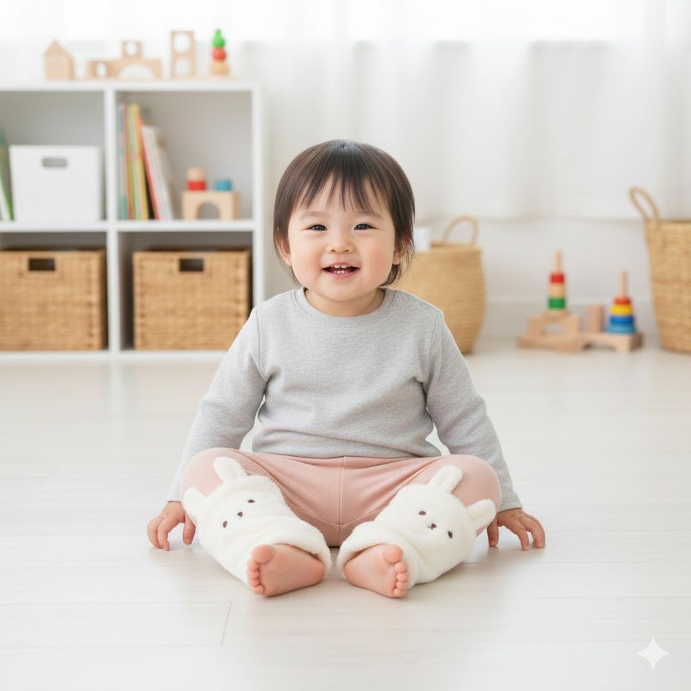 內搭褲-動物 褲腳拼接-粉紅色