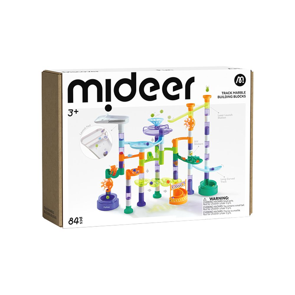 立體軌道球積木組-銀河競速(84pcs)