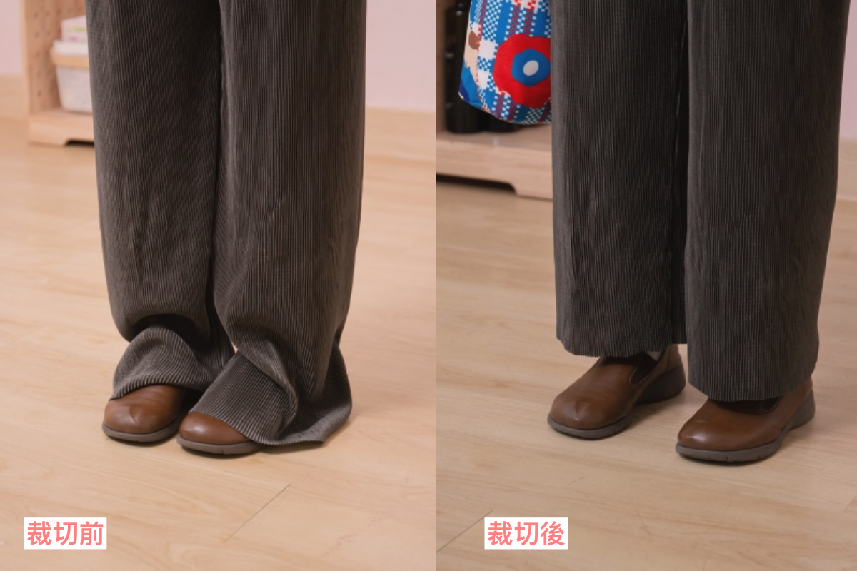 日本女裝代購 - 樂天no1 百搭優雅風琴寬褲(可自由裁剪長度)-黑 (free)