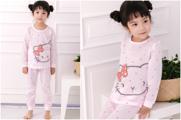 韓國 Maykids - 有機棉透氣長袖家居服-蒙面超人