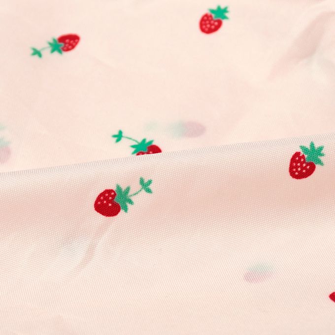 akachan honpo - 短斗篷式雨衣-水果-粉紅色 (80~95cm)