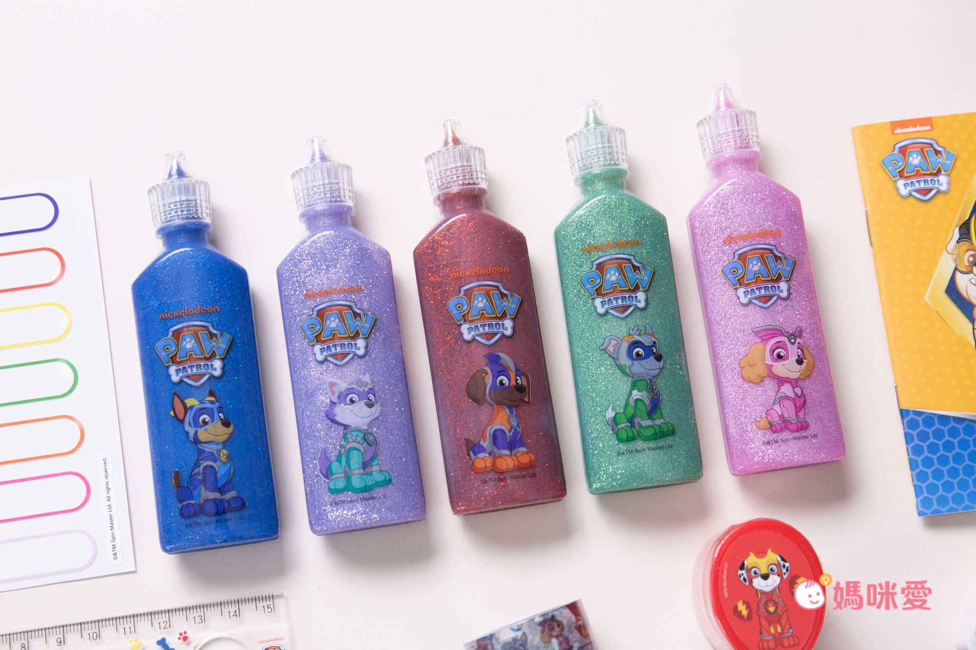 汪汪隊立大功 - 聖誕倒數降臨曆-經典版-手指偶款-贈聖誕系列紋身貼紙*1張