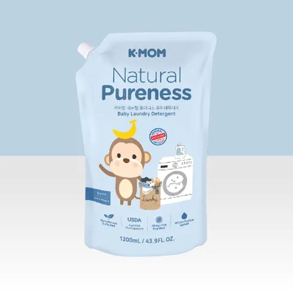 MOTHER-K - 有機植萃嬰幼兒洗衣精-補充包-1300ML