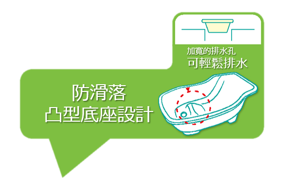 akachan honpo - 防滑嬰兒浴盆 廚房水槽也可用