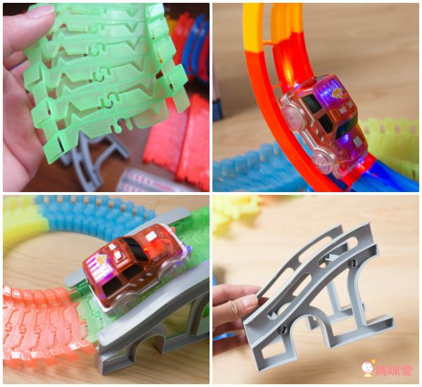 BQOCH - 【兒童益智玩具】電動夜光軌道車 風火輪 (132pcs)