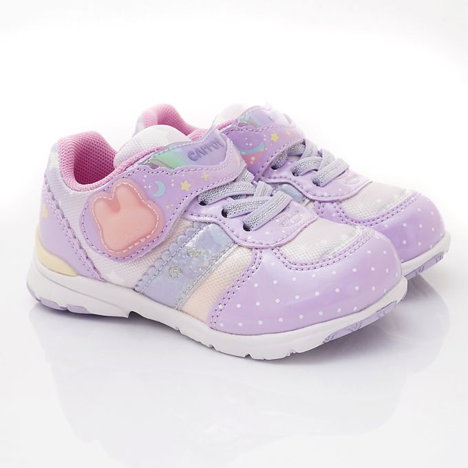 Moonstar日本月星 - 玩耍速乾機能童鞋-CRC23449紫(中小童)-機能運動鞋-紫