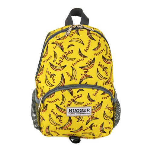 HUGGER - 防走失背包(附可拆牽繩)學齡前幼兒園學步期寶寶外出小後背包-香蕉 (1-3Y)