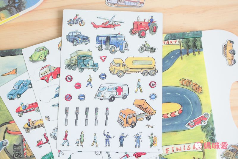 近60種主題！比利時繪本風磁鐵書 x 隨身貼紙書